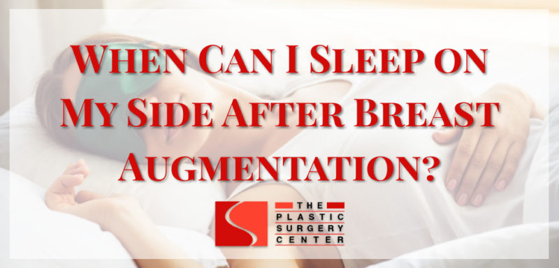 sleeping after breast augmentation