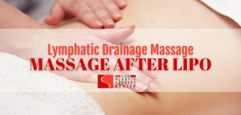 lymphatic drainage massage after lipo